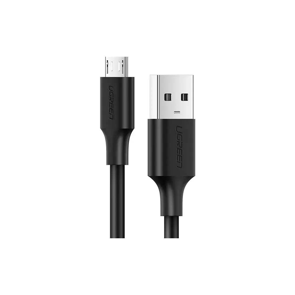 Дата кабель USB 2.0 AM to Micro 5P 0.5m 2A US289 black Ugreen (60135) - фото 2