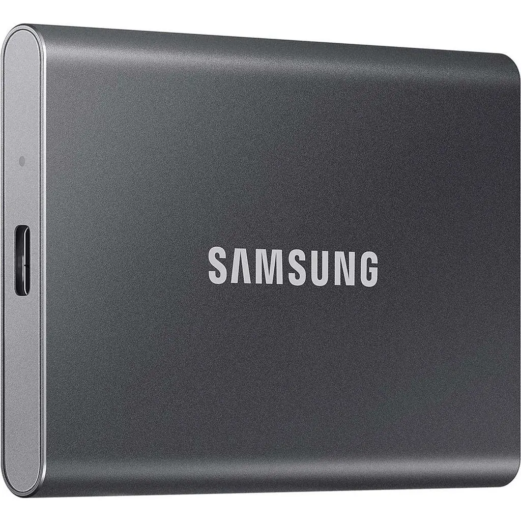 SSD накопичувач Samsung T7 2 TB Titan Gray (MU-PC2T0T/WW) - фото 4