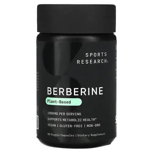 Берберин Berberine 500 mg 60 капсул Sports Research vit0006509