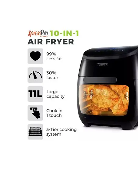 Фритюрница-гриль Tower T17076 Xpress Pro Combo - фото 2