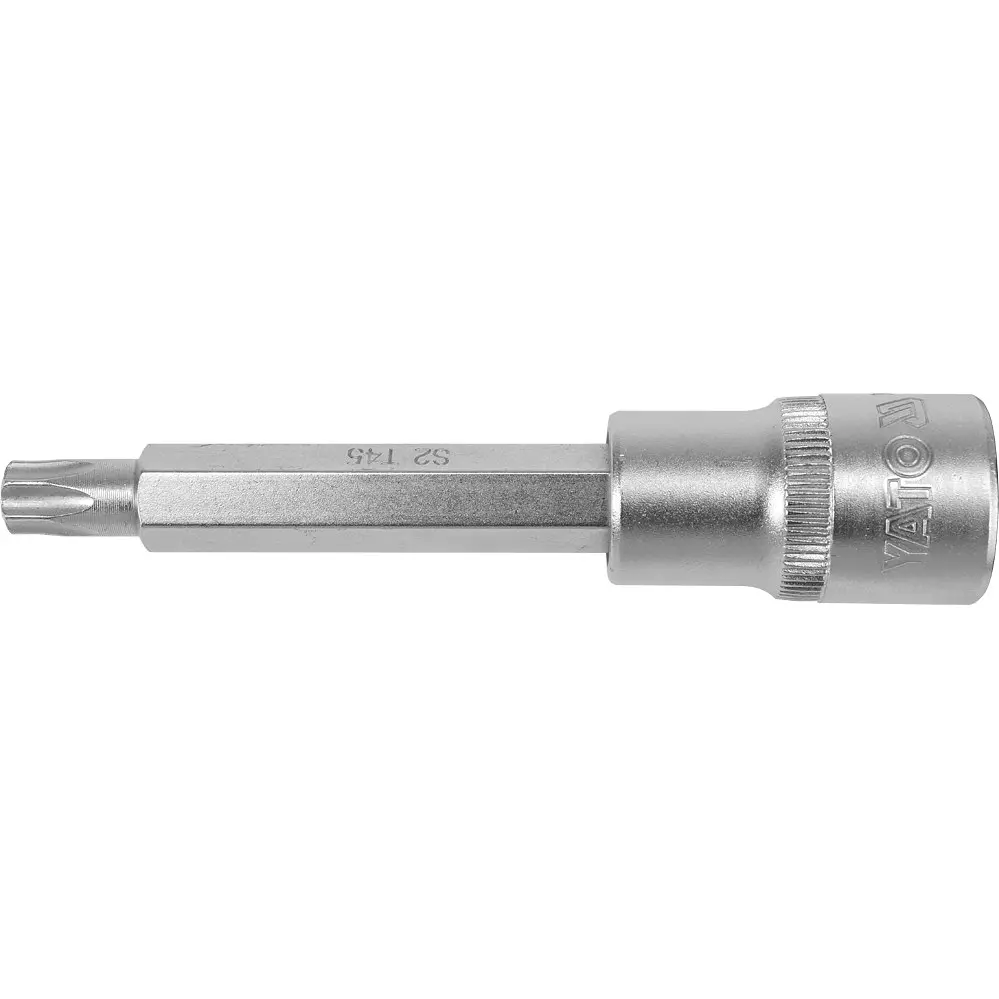 Головка торцевая Yato квадрат 1/2" TORX удлиненная Т45 L= 100 мм (YT-04325) - фото 2