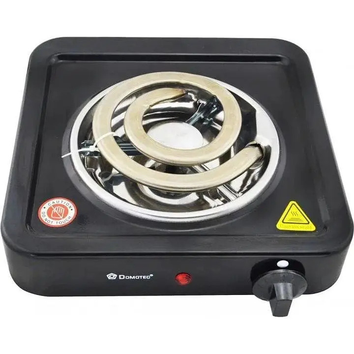 Плита одноконфоркова електрична кухонна Domotec MS-5531 настільна переносна спіральна - фото 2