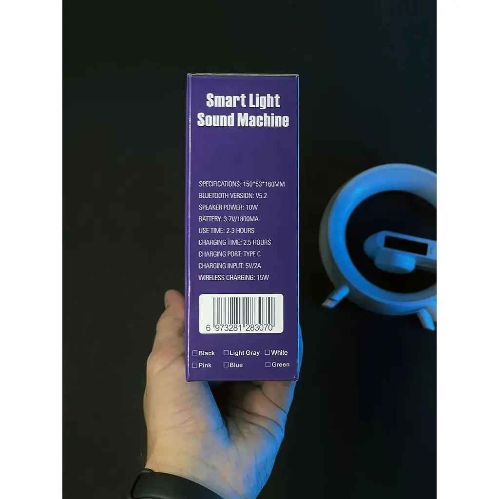 Настільна лампа XPRO з колоною RGB-підсвічуванням Bluetooth L39 (44588-_276) - фото 17