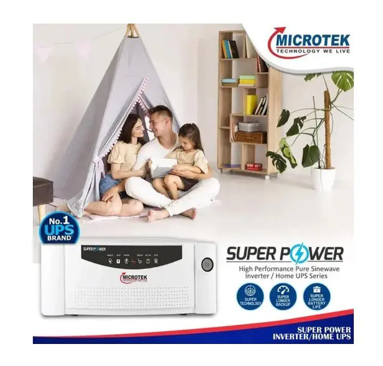 Джерело безперебійного живлення з правильною синусоїдою Microtek Super Power SW700 510W, під зовнішній АКБ 12V, струм заряду 10A - фото 6
