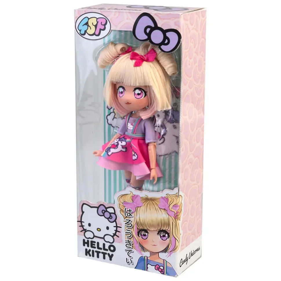 Дитяча лялька "Цукерка Єдиноріг" 4SF Manga Dolls HKTF0400 серії "Hello Kitty" - фото 4