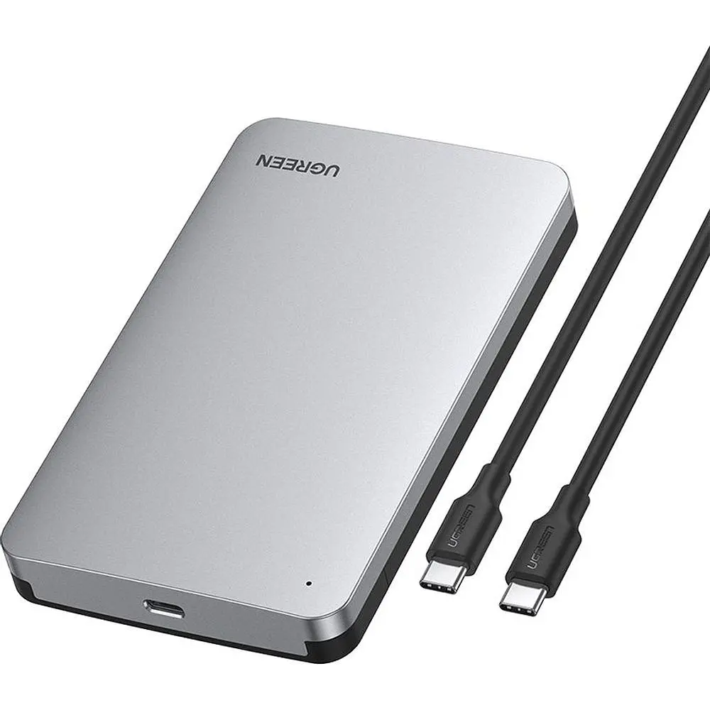 Зовнішня кишеня для SSD - HDD Ugreen CM300 2.5-Inch SATA External Hard Drive Enclosure (70499) - фото 2