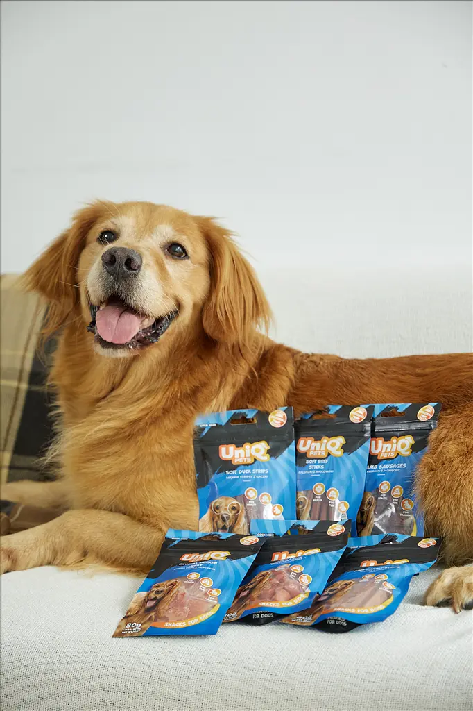 Ласощі для собак UniQ PETS М'які качині смужки 80 г - фото 4