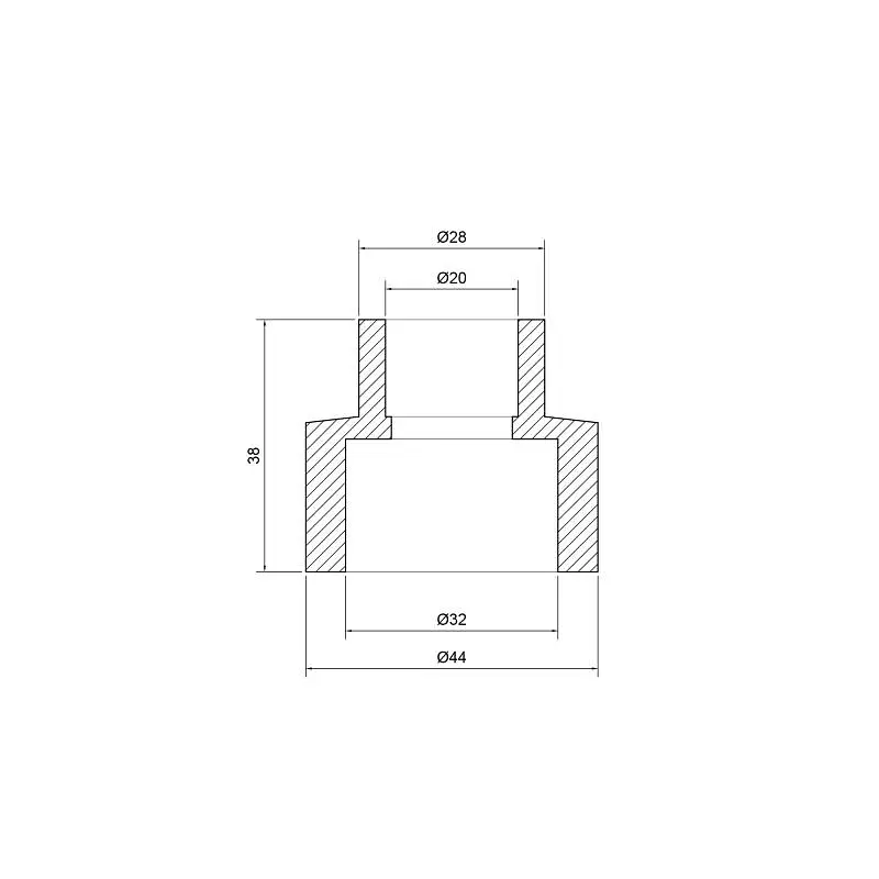 Муфта PPR Thermo Alliance 32х20 перехідна DSB102