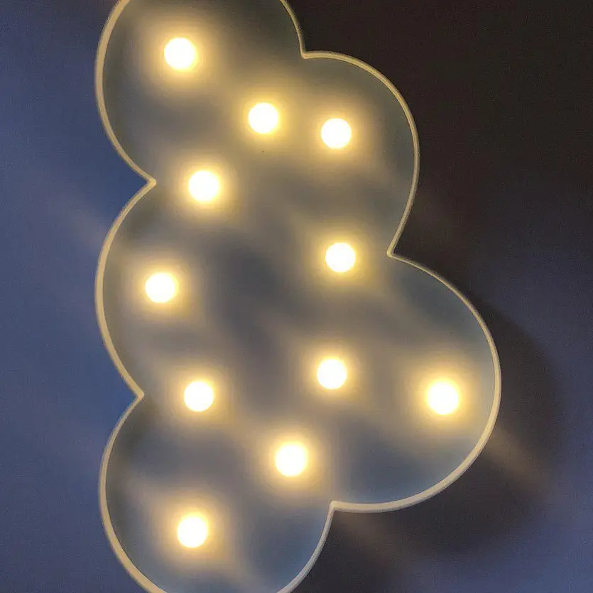 Декоративный детский LED светильник-ночник UFT Funny Lamp Cloud Облако  - фото 6