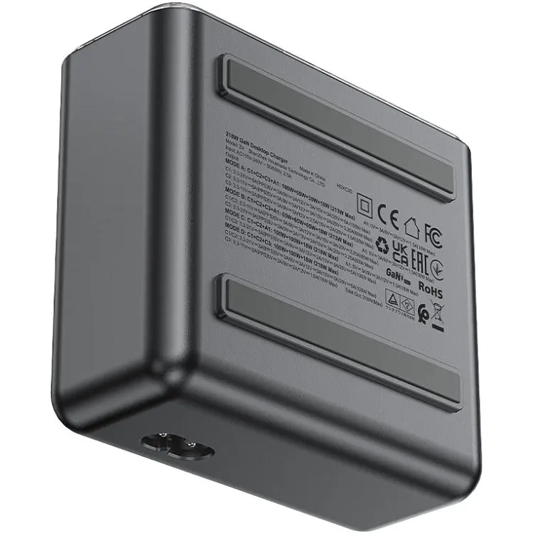 Зарядний пристрій 4xUSB 218W (3xUSB-C+USB-A) Gan Z4 Fast Charger Acefast - фото 7