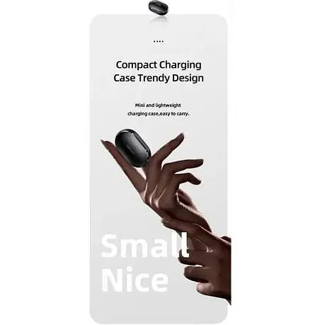 Наушники беспроводные Usams TWS Earbuds Bluetooth LX08 черные - фото 7