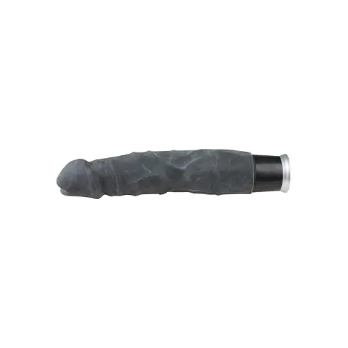 Вібратор Nature Skin Big Vibe Black - фото 5