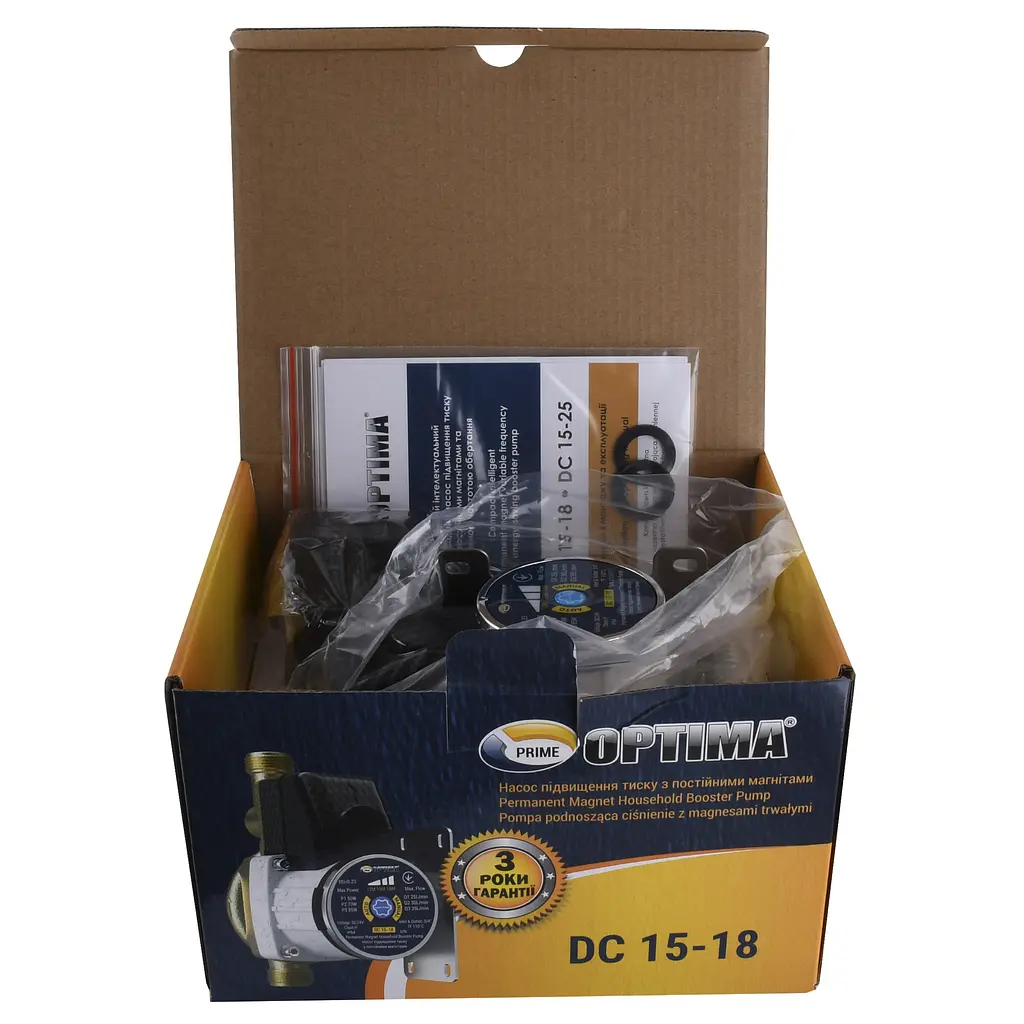 Насос підвищення тиску Optima Prime DC 15-18 auto 000024717 - фото 3