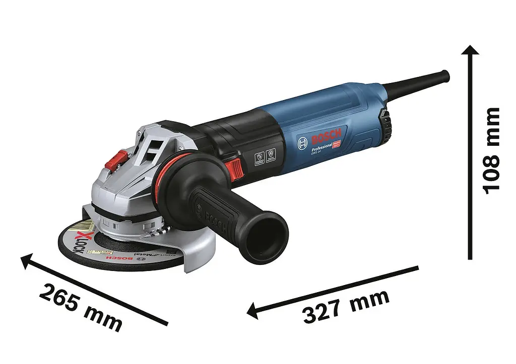 Шлифмашина угловая Professional GWS 14-125 S 125мм 1400Вт Bosch teh0025450 - фото 6