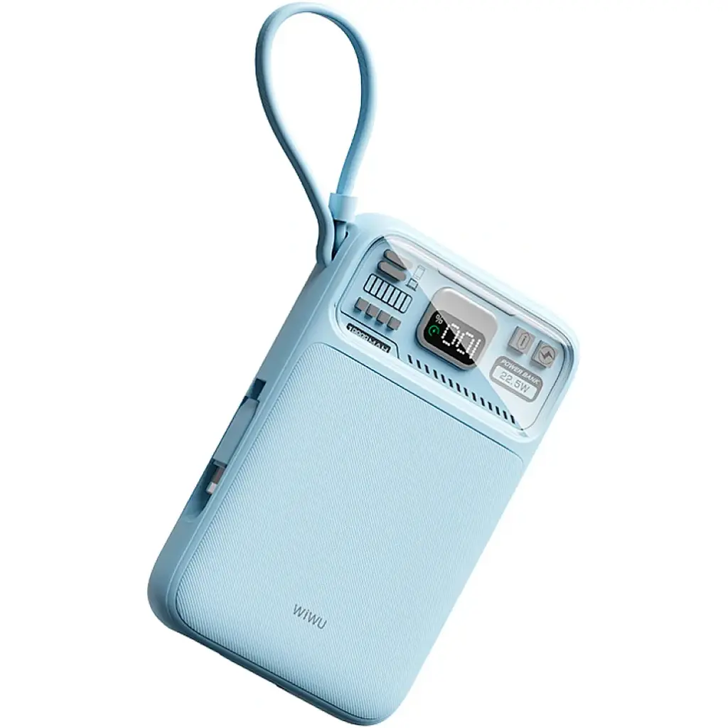 Внешний аккумулятор WiWU Wi-P016 10000mAh Blue [133059] - фото 2