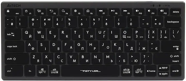 Клавіатура A4Tech FX61 USB Сірий