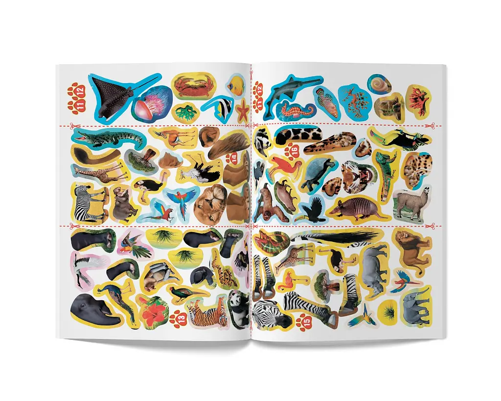 Книга Кристал Бук Меганаліпки Тварини, з наліпками (F00022329) - фото 8