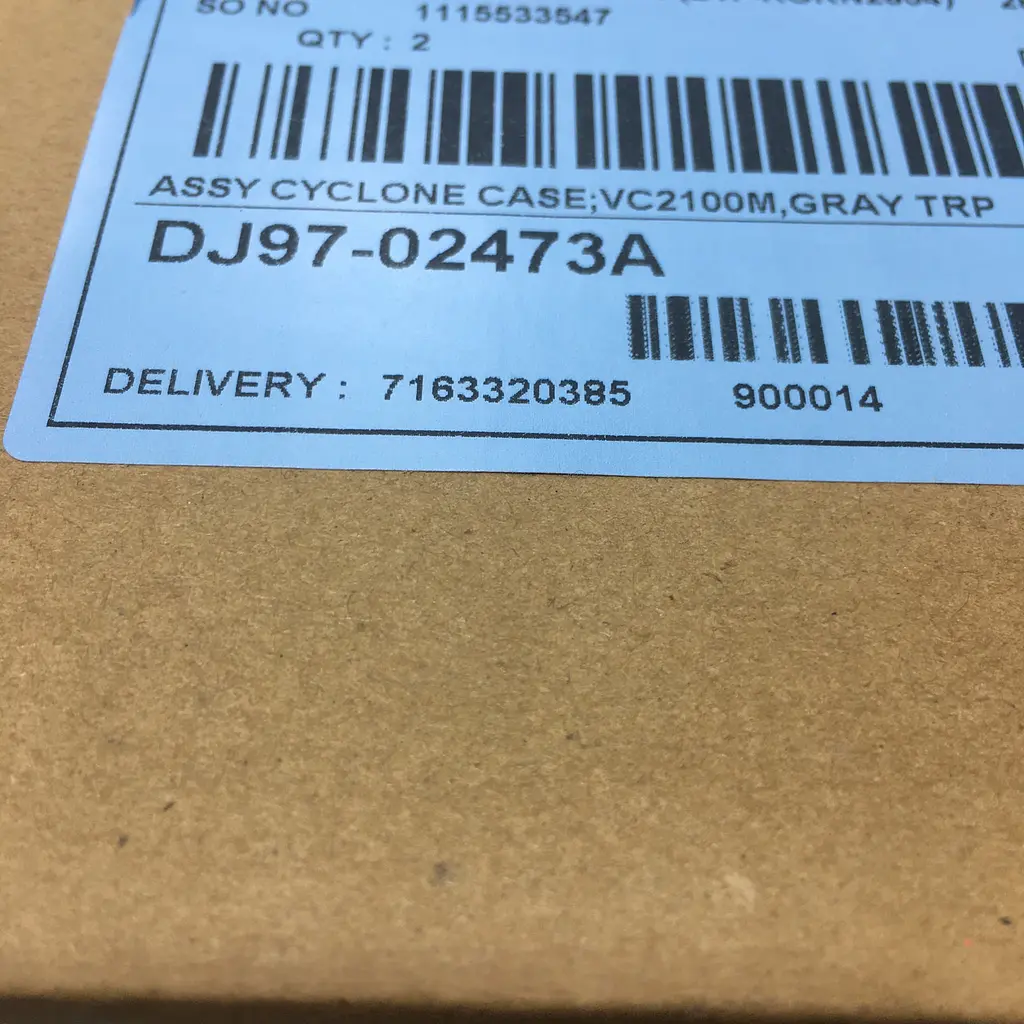 Колба для збору пилу на пилосос Samsung DJ97-02473A (у комплекті з вентилятором турбіни DJ97-02358B) - фото 9