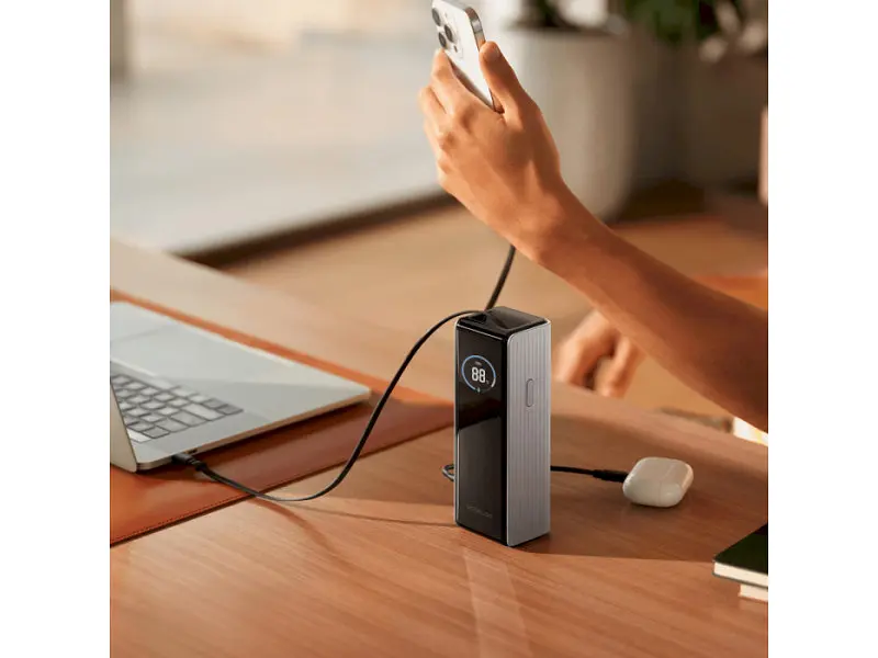 Зовнішній акумулятор (павербанк) EcoFlow RAPID 25000mAh Black (EF-RAPID25K140W-B-EU) - фото 4