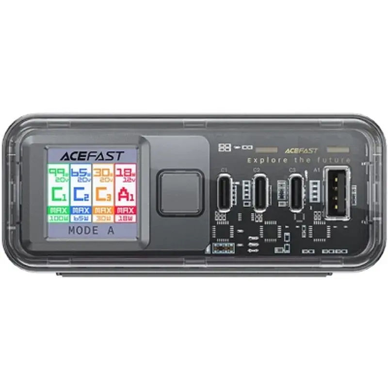 Зарядний пристрій Acefast 4xUSB 218W (3xUSB-C + USB-A) Gan Z4 Fast Charger (6974316282587) - фото 2