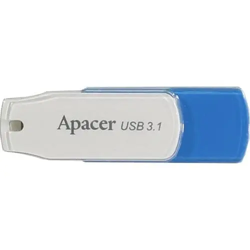 Флеш-накопичувач USB 64Gb AH357, Blue/White, USB 3.2 Gen 1 (AP64GAH357U-1) Apacer teh0029160 - фото 5