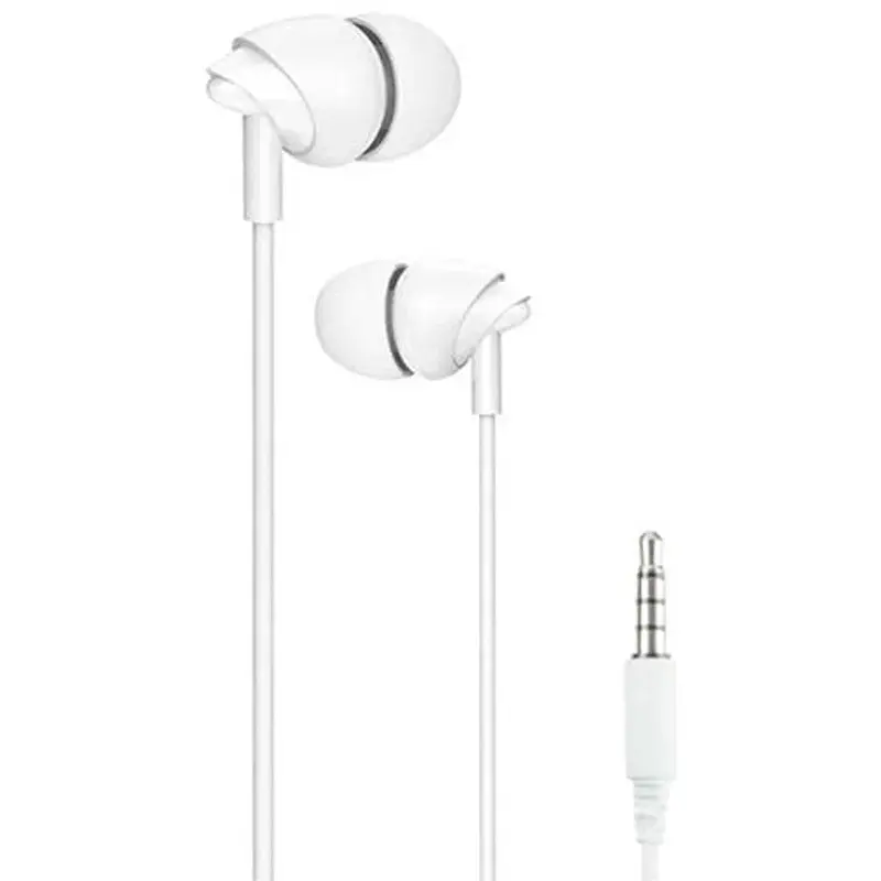Проводные наушники Usams In-ear Plastic EP-39, 3.5mm, 1.2m, white - фото 2