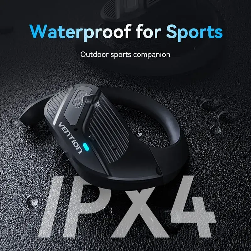 Наушники TWS Vention OpenBeat O12 Black - фото 4