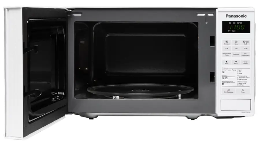 Микроволновая печь Panasonic NN-GT261 20л 800Вт гриль дисплей белый NN-GT261WZPE - фото 3