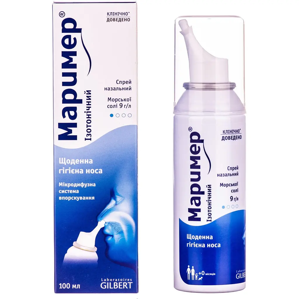 Спрей назальний Маример ізотонічний розчин флакон 100 мл - фото 2