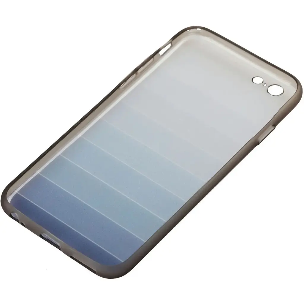 Чохол-накладка Toto TPU+PC+electroplate case iPhone 6/6s Black - фото 3