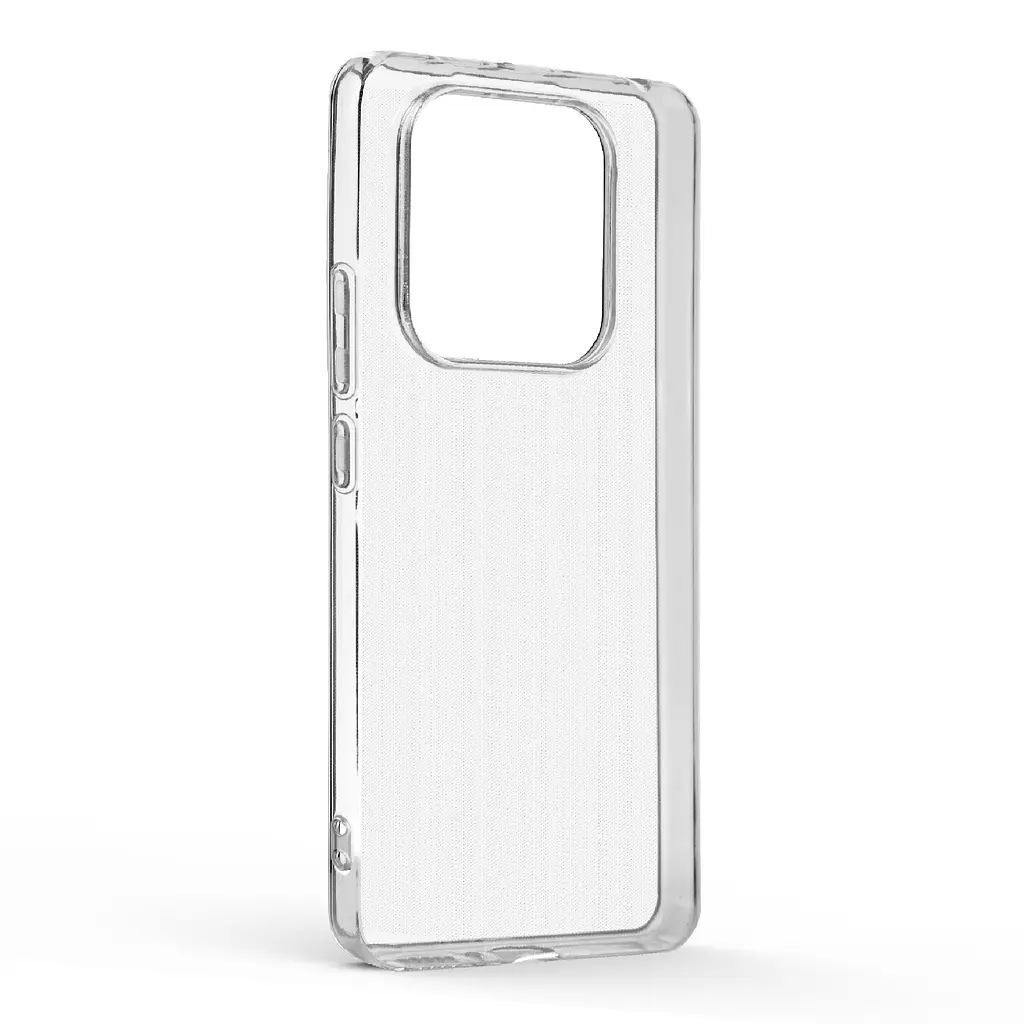 Прозрачный чехол для Xiaomi Redmi Note 14 5G с защитой камеры, тонкий, силиконовый, бесцветный, ударопрочный, противоударный бампер с закрытой камерой, ArmorStandart (ARM79712) - фото 2