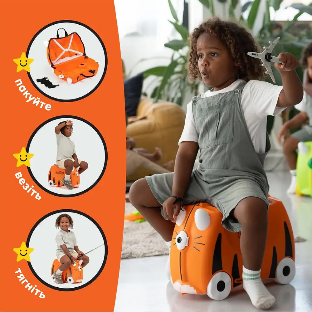 Дитяча валіза Trunki Tipu Tiger (0085-WL01-UKV) - фото 3