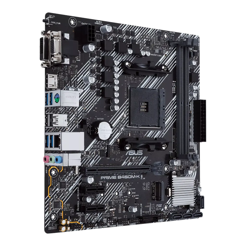 Материнська плата Asus B450M-K II Prime Socket AM4 (PRIME B450M-K II) - фото 2