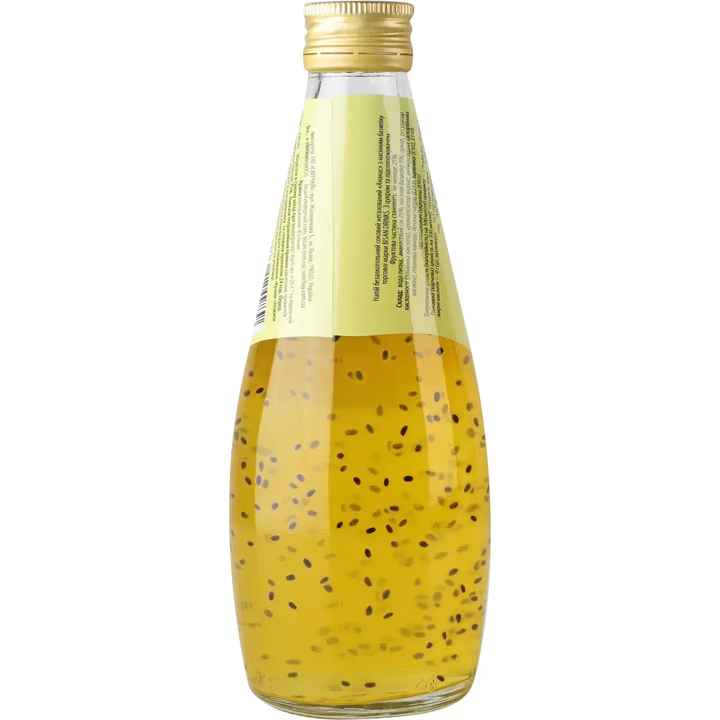Напиток Bisan Basil Seed Drink Pineapple 290 мл  - фото 3