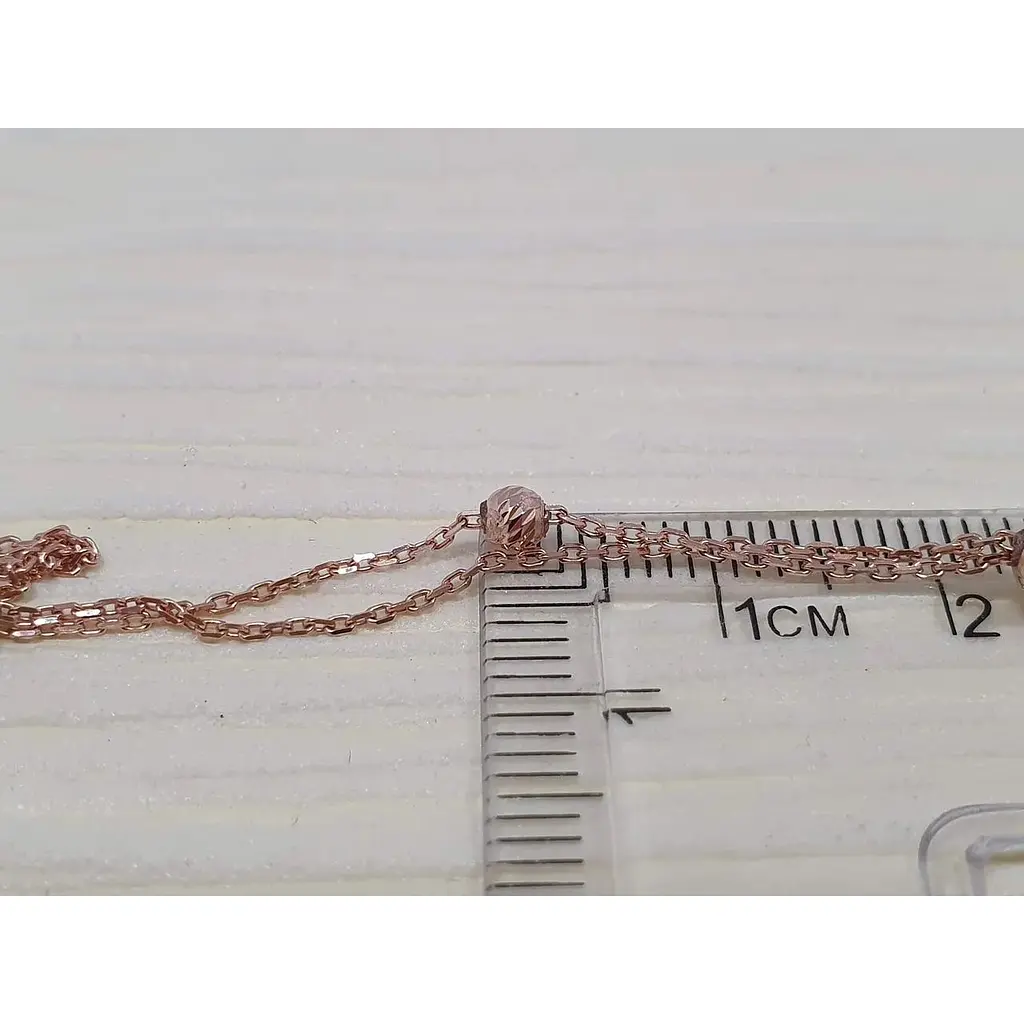 Золоте кольє Favoritum з алмазною гранню. 810071 - фото 4