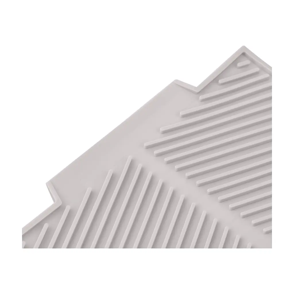 Сушарка для посуду ARDESTO Minimalism 39х25х8см, силікон, метал, сірий (ARHK4102DR) - фото 3