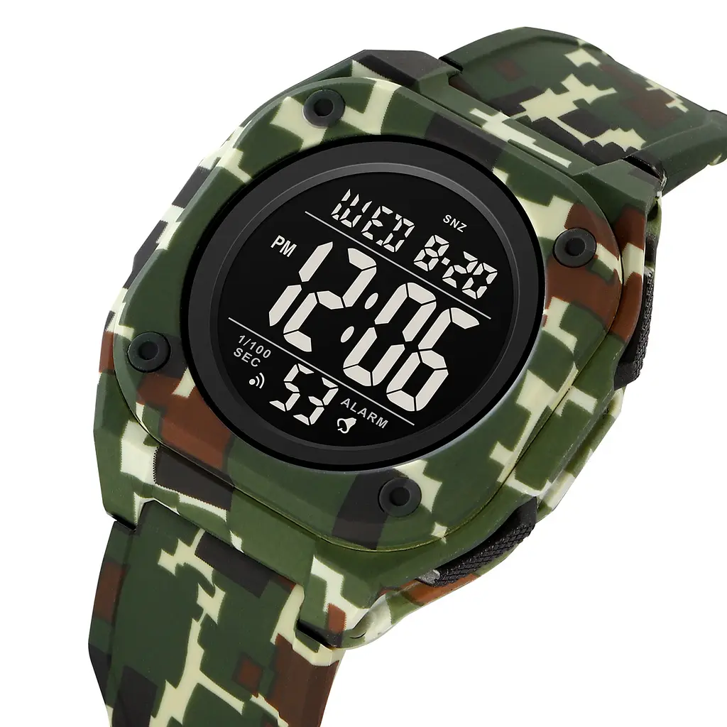Чоловічий наручний годинник 2160CMGN Camo Green Skmei acs0030216 - фото 2