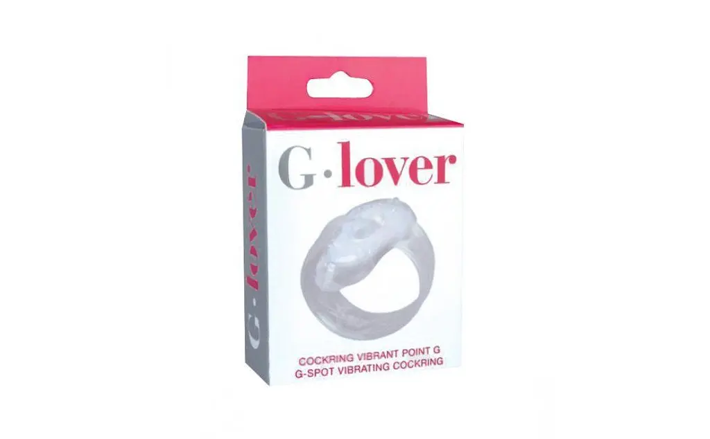 Віброкільце на член Love To Love G-Lover, 4 см (прозорий) - фото 2