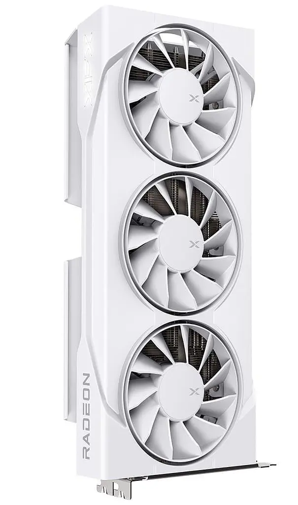 Видеокарта XFX AMD Radeon RX 9060 XT 16GB Swift OC White Triple Fan Gaming Edition (RX-96TS316W7) (GDDR6, 128 bit, PCI-E v5.0 x16) - фото 3