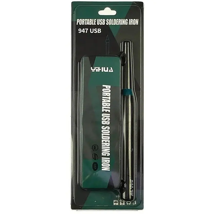 Паяльник WEP 947 USB портативный с подставкой (питание от USB 5V, 9W, t 500 гр C) - фото 5