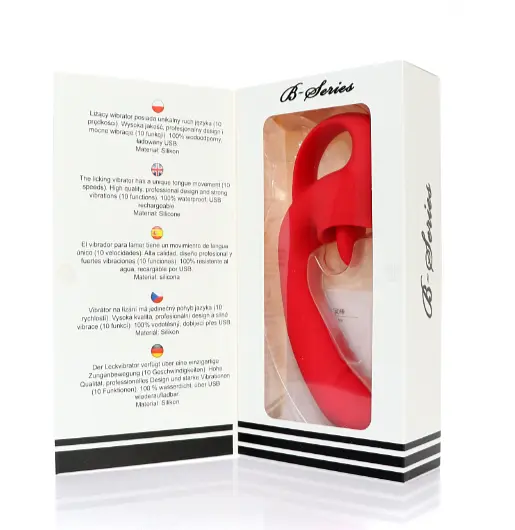 Вібратор - Rechargeable Licking Vibrator USB 10 Functions - фото 7