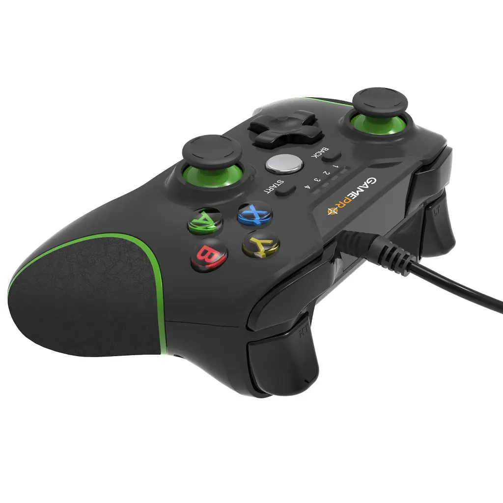 Геймпад GamePro MG450B PC/PS3/Android Black-Green (MG450B) - фото 4