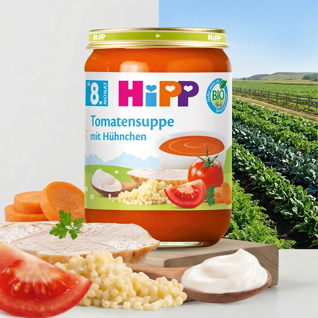 Органічний Суп Томатний НIРР з Куркою 190 г - фото 2