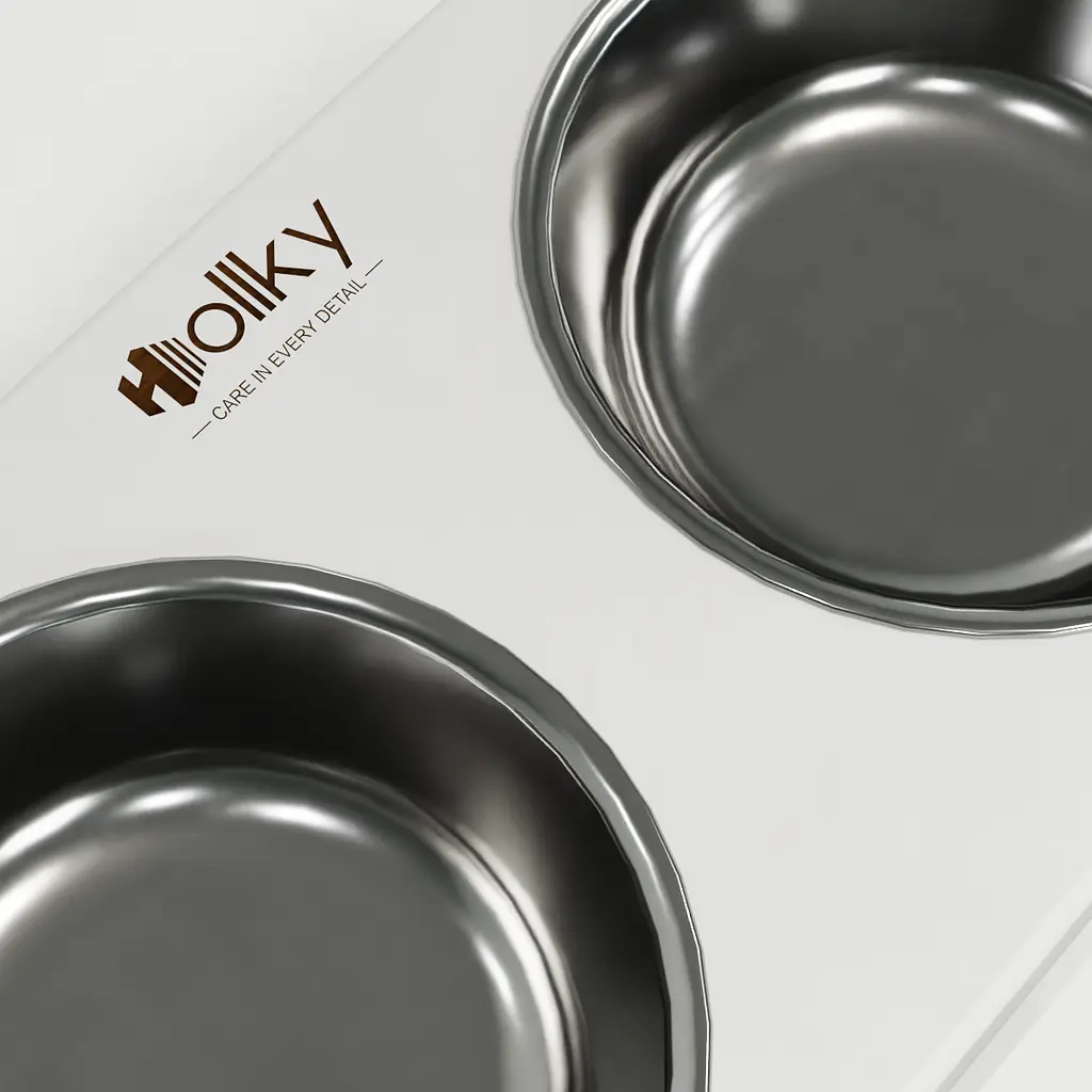 Hollky Base XXL40 — миски на підставці для дуже великих собак (2 × 2,8 л) - фото 6