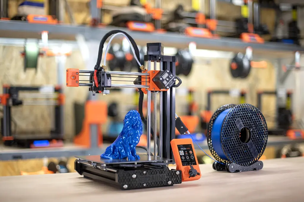 Принтер 3D Prusa MINI+ (FDM 1.75mm 180x180x180mm USB RJ-45 чорний) semi assembled - фото 7