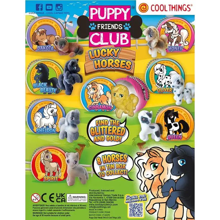 Игрушка-сюрприз Cool Things Puppy Club Friends Фартовые лошадки в ассортименте (PC046) - фото 5