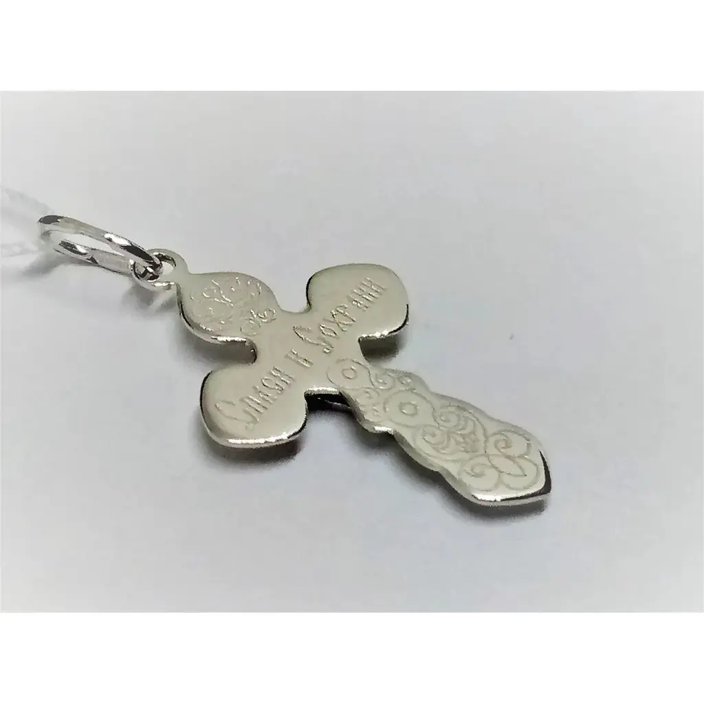 Золотой крестик Столичная Ювелирная Фабрика. Распятие Христа. 529703Б - фото 3