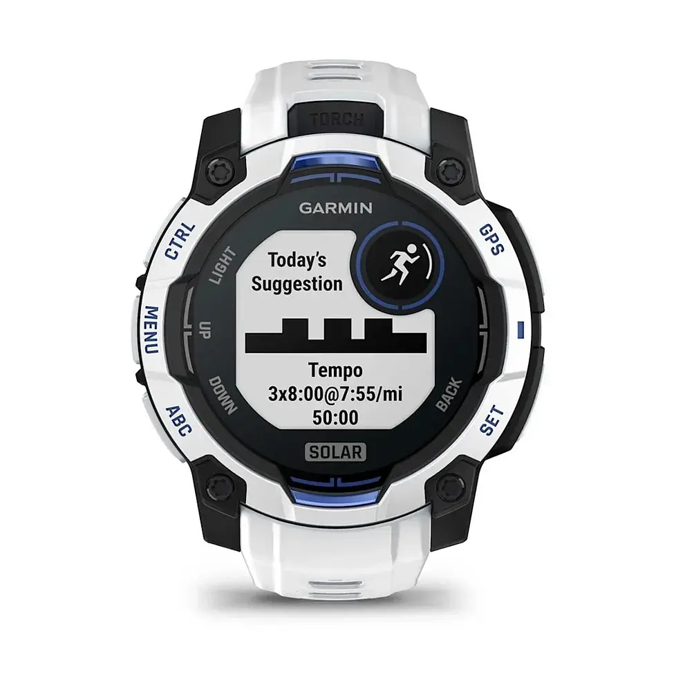 Смарт-годинник Garmin Instinct 3, 45mm, Solar, Whitestone with Whitestone Band, GPS смарт-годинник (010-02934-03) - фото 5