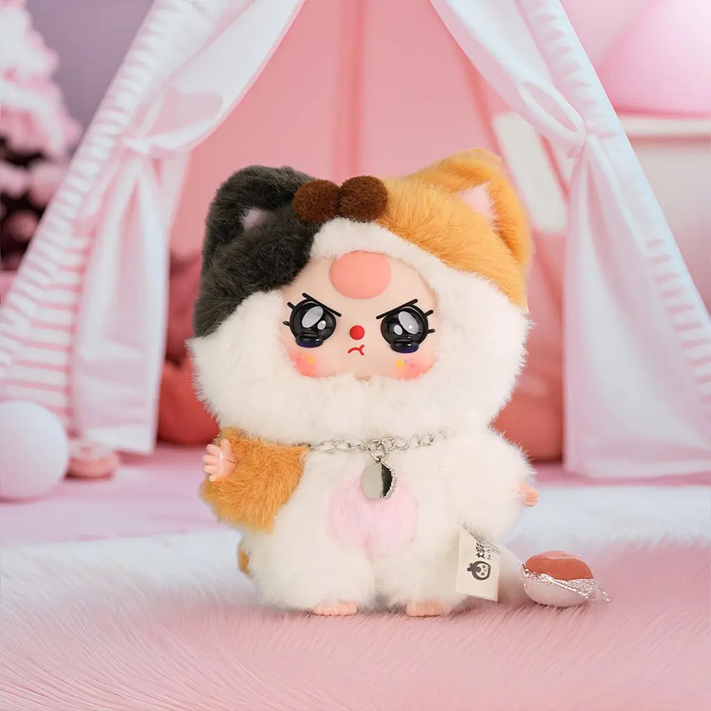 Коллекционная мягкая игрушка-сюрприз с кольцом Pop Top Baby Three Котики и собачки (CRP2601) - фото 9