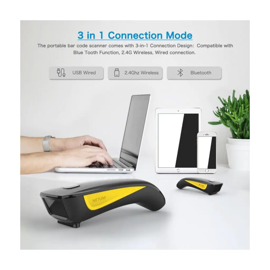 Сканер штрих-кода Netum C750 2D, bluetooth (С750-NT0051) - фото 4